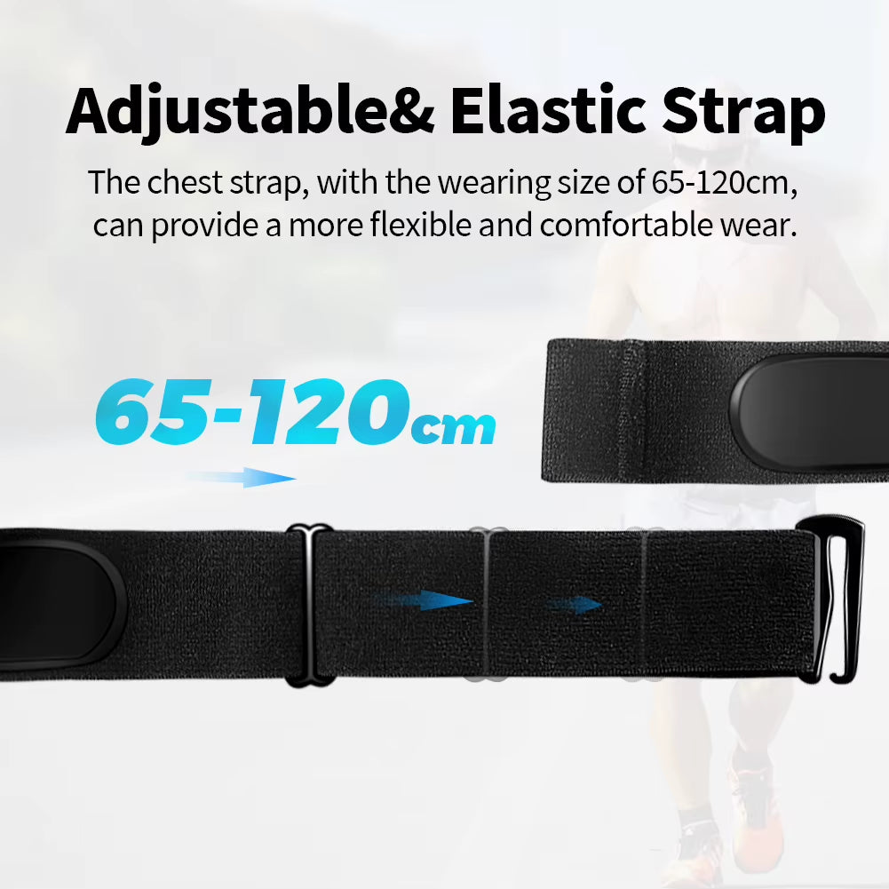 HR40 Chest Heart Rate Monitor Fitness Running Sport Heart Rate Sensor Bluetooth ANT+ for Running Gym Bike Computer